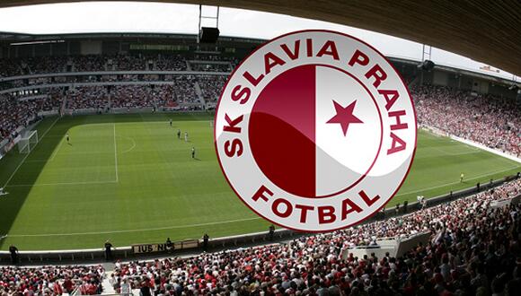 Inside Slavia Prague's stadium